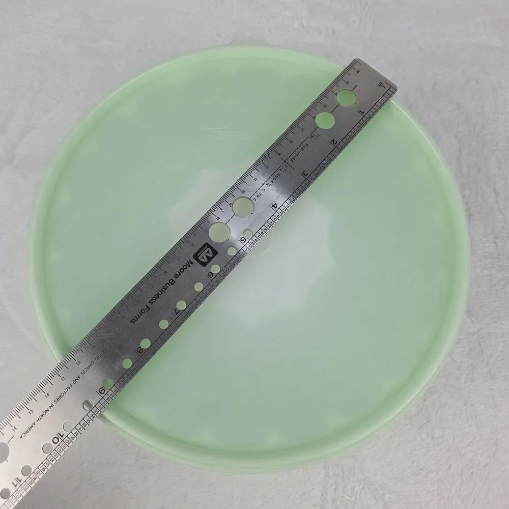 3 Piece Vintage Tupperware Jello Mold Mint‎ Green Clear Lid Holiday Storage